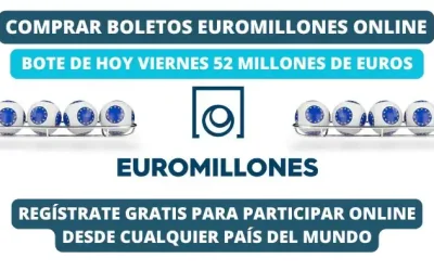 Bote Euromillones de hoy viernes 52 millones