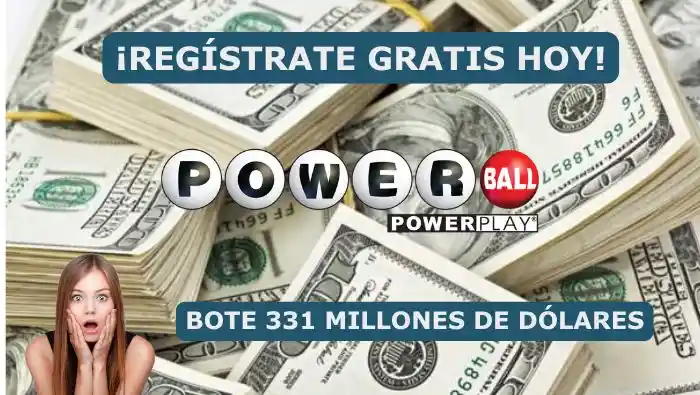 Comprar Powerball en línea bote 331 millones