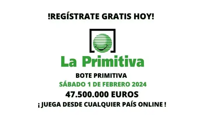 Jugar a La Primitiva desde el extranjero de forma segura y fácil | Bote de 47,5 millones