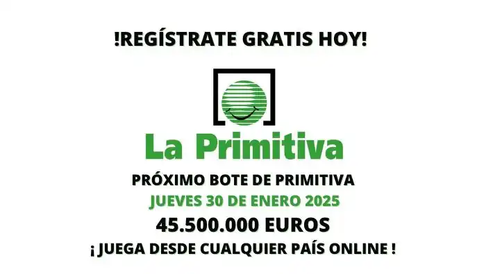 Jugar a La Primitiva en el extranjero bote 45 500 000 euros