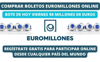 Jugar al Bote Euromillones hoy viernes 98 millones