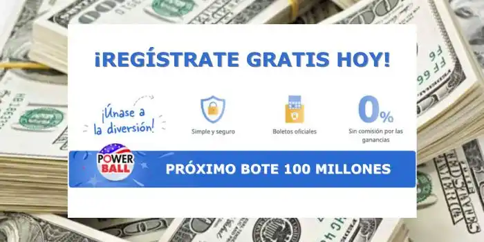 Bote de loteria Powerball USA 100 millones