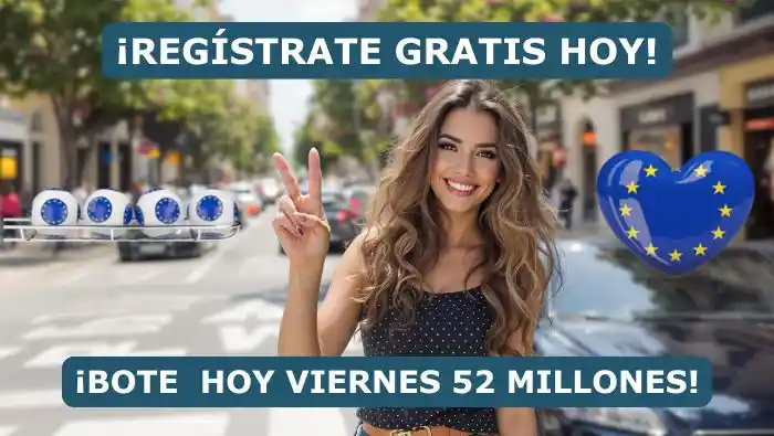 Jugar a Euromillones hoy desde el extranjero bote 52 millones