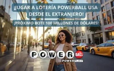 Lotería Powerball USA con bote de 100 millones