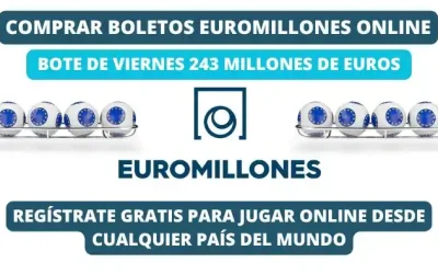Jugar al Bote Euromillones viernes 243 millones