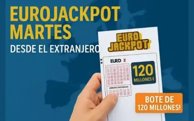 Eurojackpot martes desde el extranjero bote de 120 millones