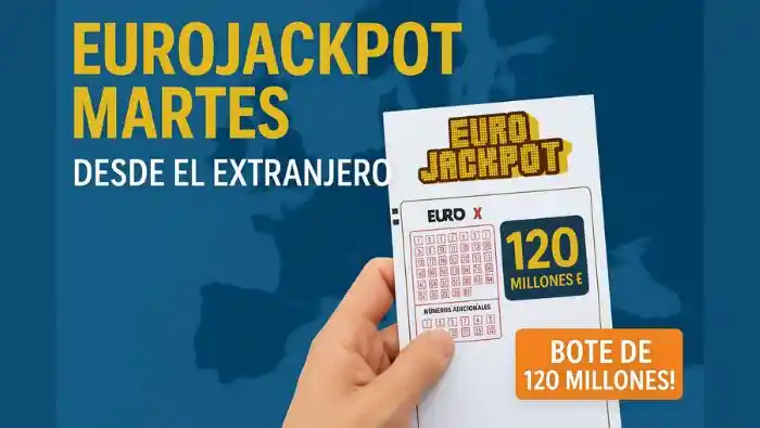 Eurojackpot martes desde el extranjero bote de 120 millones