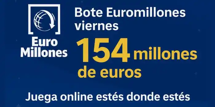 bote euromillones viernes 154 millones juega online