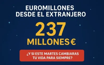 Euromillones desde extranjero bote 237 millones