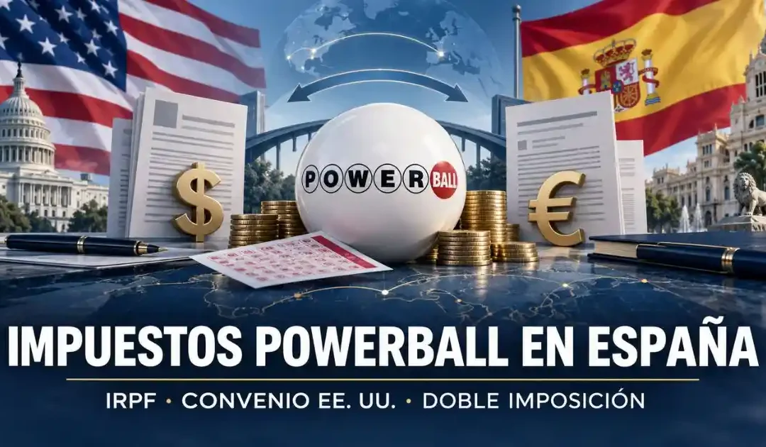 Impuestos de Powerball en España: IRPF, convenio fiscal con Estados Unidos y doble imposición