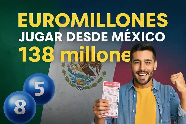 Jugar Euromillones desde México online con acceso a premios millonarios