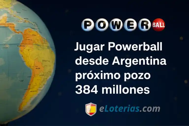 Jugar Powerball desde Argentina próximo pozo 384 millones