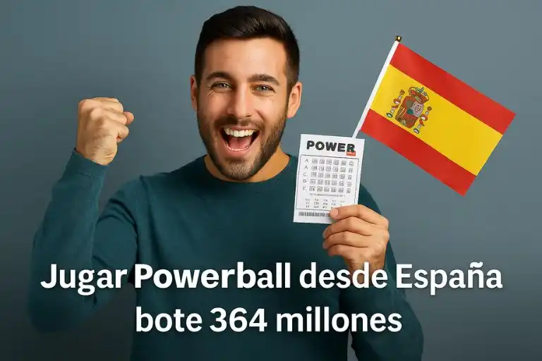 Jugar Powerball desde España bote 364 millones