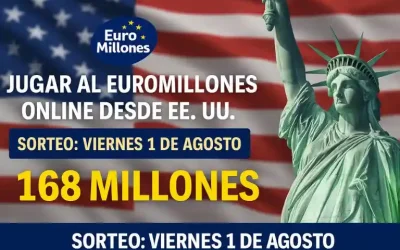 Sorteo Euromillones online con bote actual 168 millones