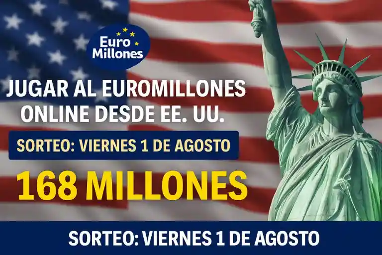 Euromillones online desde Estados Unidos con bote de 168 millones