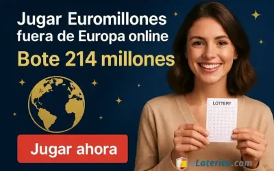 Jugar Euromillones fuera de Europa online bote 214 millones