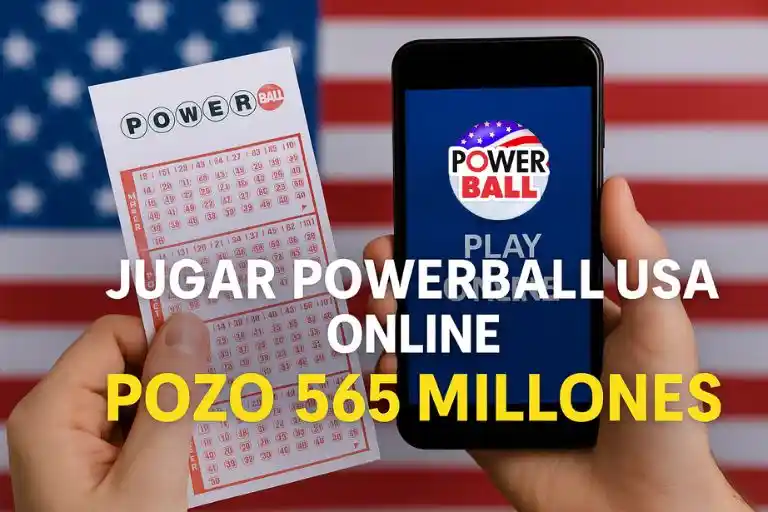 Jugar Powerball USA Online pozo 565 millones