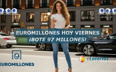 Bote Euromillones hoy viernes 97 millones