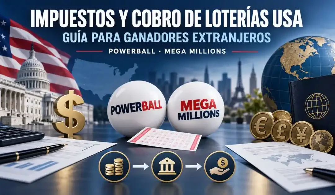 Impuestos y cobro de loterías de EE. UU. para extranjeros