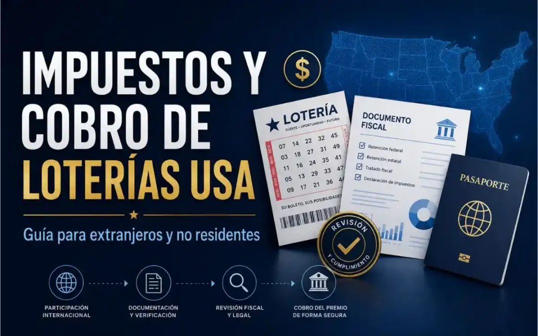 Impuestos y cobro de premios de lotería en Estados Unidos para extranjeros