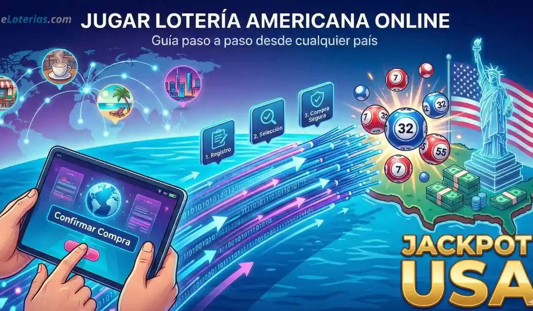 Cómo jugar lotería americana online paso a paso desde cualquier país