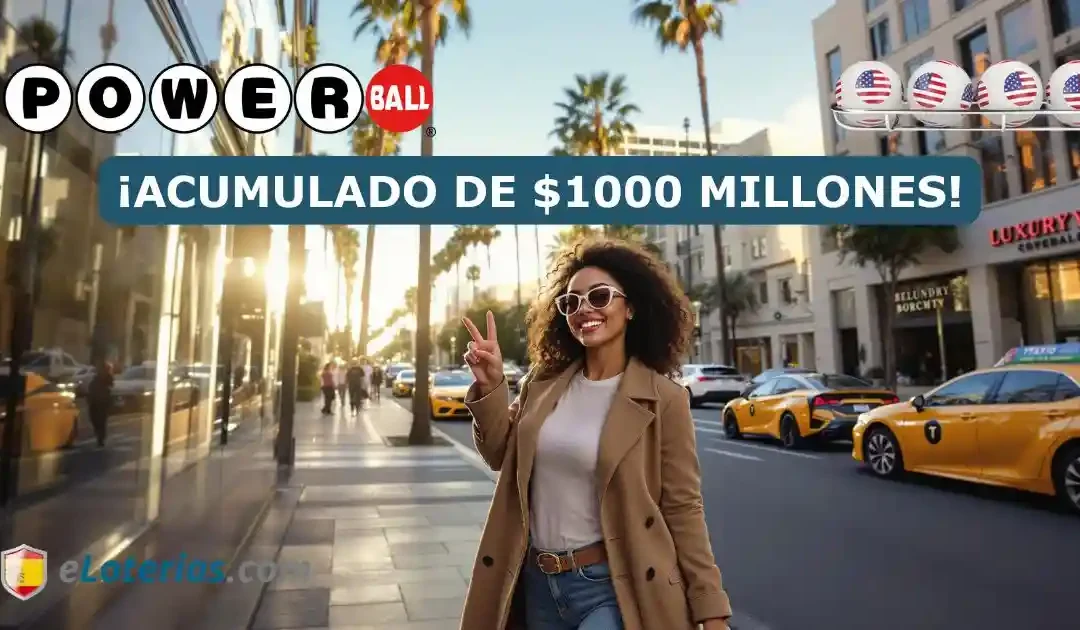 Lotería Powerball Colombia pozo acumulado 1000 millones