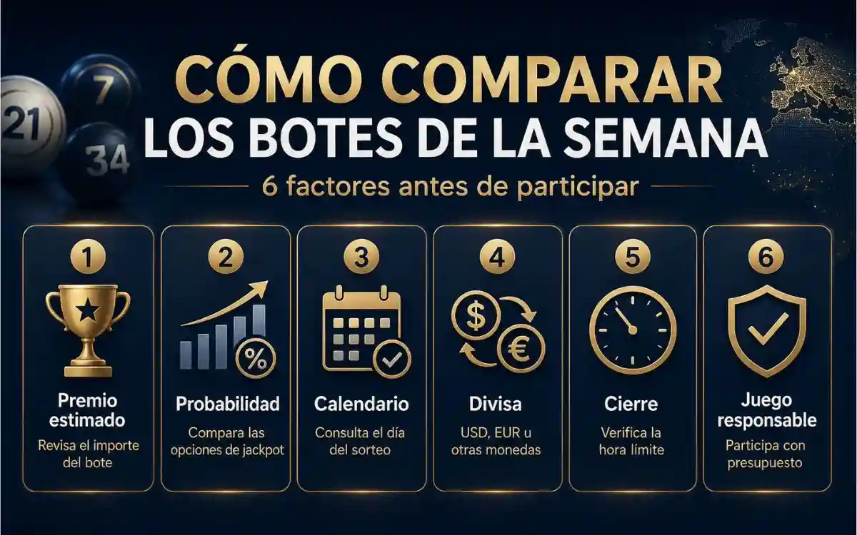 como comparar botes de la semana infografia