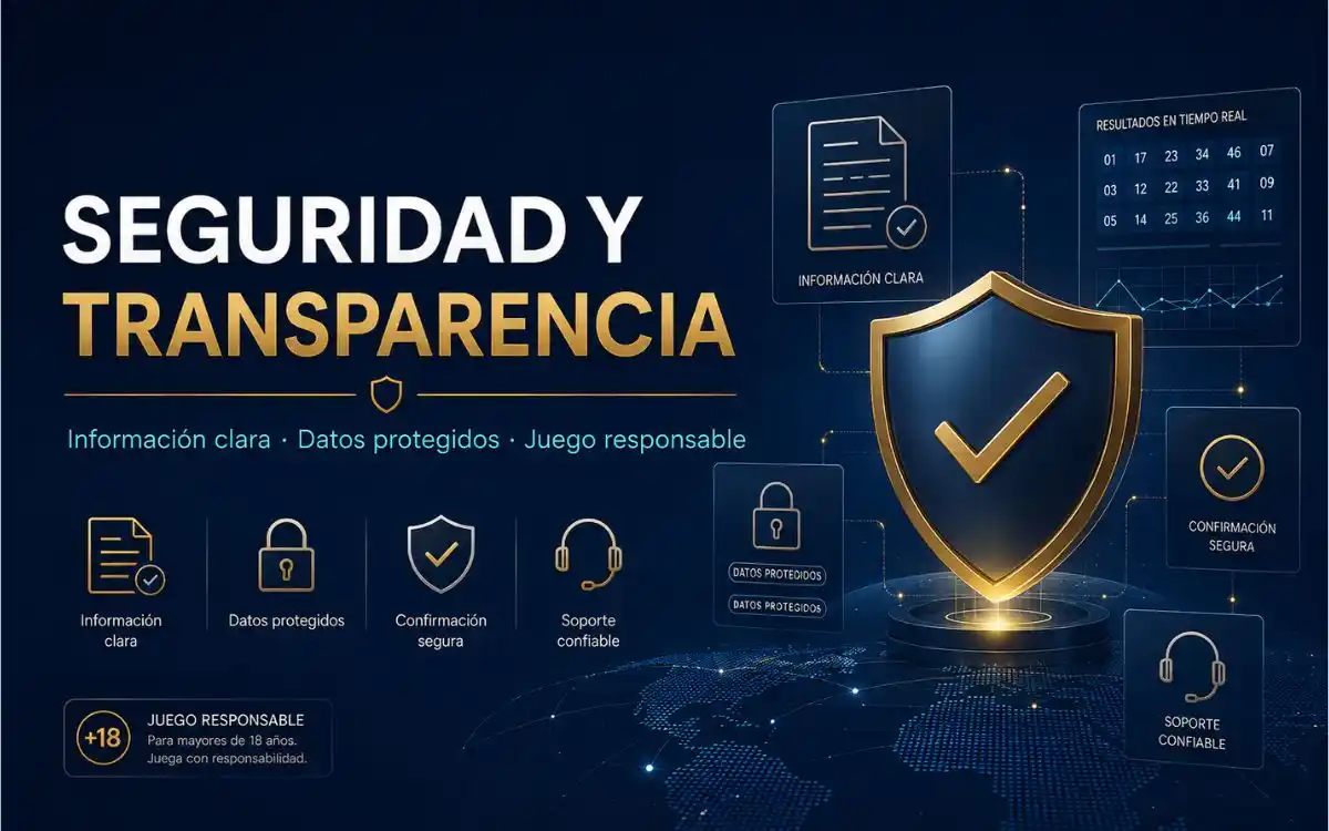 seguridad transparencia juego responsable loterias online