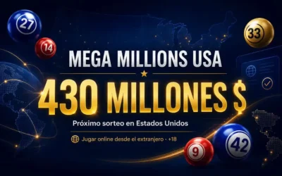 Jugar Mega Millions online: bote de 430 millones de dólares para el próximo sorteo en Estados Unidos