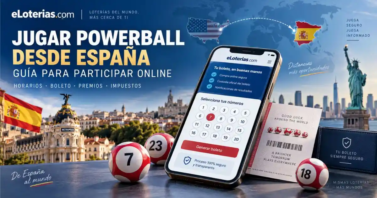 Jugar Powerball desde España: cómo comprar boletos online 2 Jugar Powerball desde España y comprar boletos Powerball online
